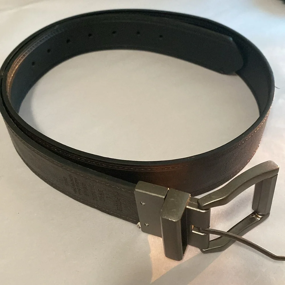 Levi's Black Belt Men’s Metal Buckle Synthetic Leather 1.5